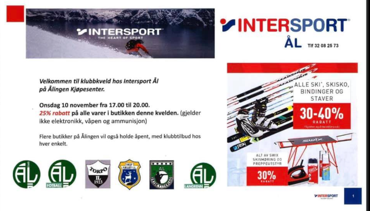 Klubbkveld Intersport